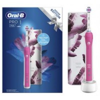 Электрическая зубная щётка Oral-B d16 pro 750 белый/розовый